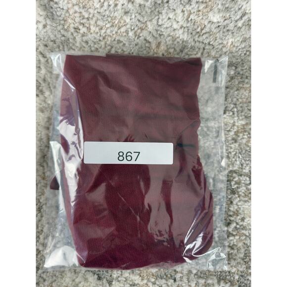 Modcloth Womens Size XXS Scoop Neck Top Red Tie Long Sleeve Pullover Blouse - Picture 8 of 8